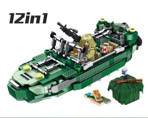 Bộ lắp ráp Panlos Brick 633045 Thuyền Cứu Hộ PUBG cho bé trai 6 tuổi, giá rẻ
