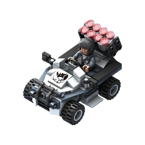 Bộ lắp ráp xe quân sự phóng tên lửa Panlos Brick 635001, đồ chơi mô hình xe chống khủng bố cho bé trai 6 tuổi giá rẻ
