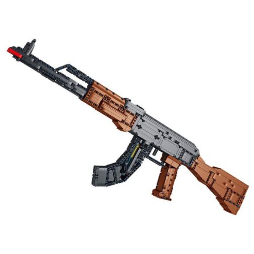 Mô hình súng trường AKM Panlos Brick 670004 lắp ráp chân thực, đồ chơi quân sự cho bé trai 6 tuổi, giá tốt.