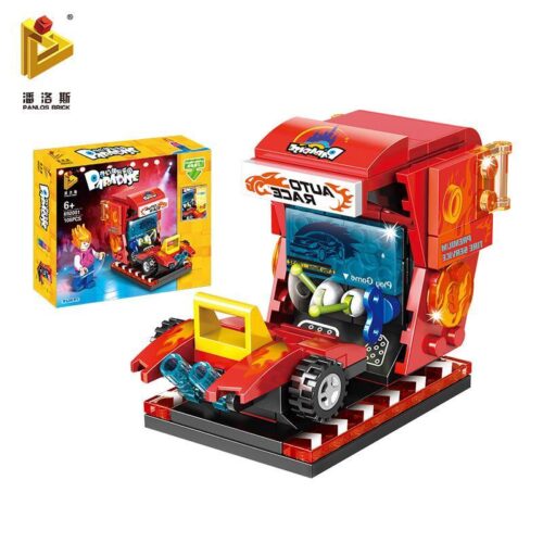 Bộ đồ chơi Panlos Brick 692001 Máy chơi game đua xe 3D, mô hình máy chơi game arcade cho bé trai 6 tuổi, giá tốt, chất lượng cao.