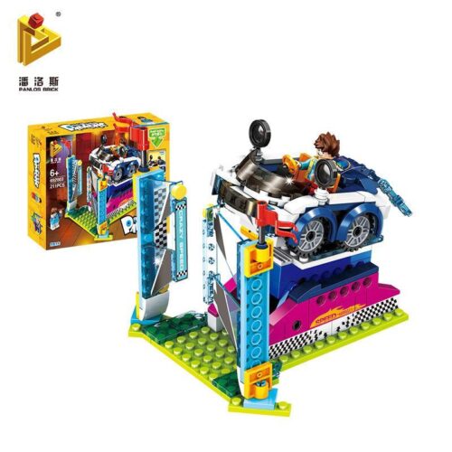Bộ lắp ghép Xe Đua Cực Ngầu Panlos Brick 692003 Khu Vui Chơi Kỳ Thú: Xe Đua Cực Ngầu, 218 mảnh ghép, cho bé trai 6 tuổi, giá tốt.