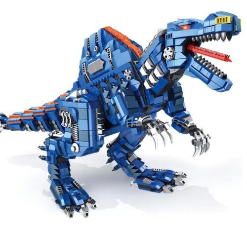 Bộ lắp ghép Khủng Long Cơ Khí Spinosaurus PanlosBrick 611013 có đèn LED, hàm răng sắc nhọn, cử động linh hoạt, đồ chơi mô hình cho bé trai 6 tuổi giá tốt