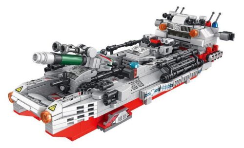 Bộ lắp ghép Tàu Đổ Bộ Lớn PanlosBrick 633072, đồ chơi mô hình quân sự cho bé trai 8 tuổi, chất lượng cao, giá tốt