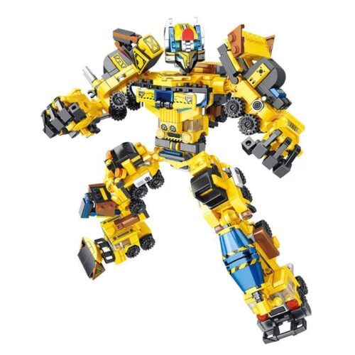 Bộ đồ chơi Robot Công Trình PanlosBrick 633073, mô hình Robot Công Trình biến hình đỉnh cao cho bé trai 6 tuổi, giá tốt.