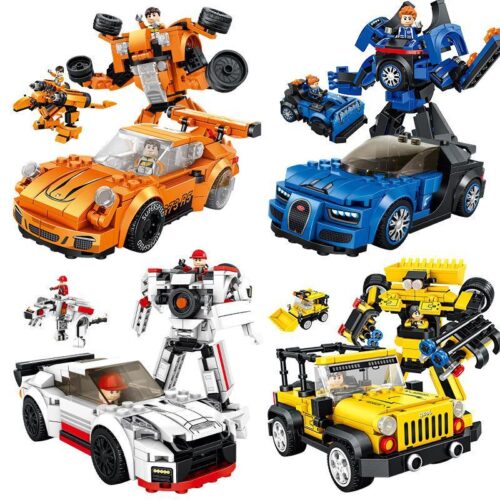 Bộ lắp ghép xe đua Racing Car Vua Tốc Độ PanlosBrick 661001A