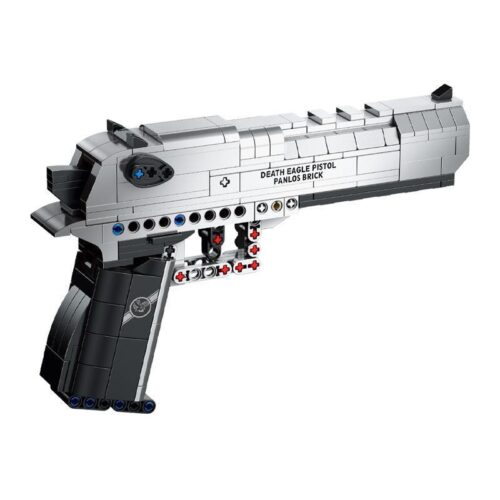 Súng lục băng đạn sa mạc PanlosBrick 670006, bộ đồ chơi lắp ráp mô hình súng lục, đồ chơi giáo dục cho bé trai 6 tuổi, chi tiết tinh xảo, giá tốt