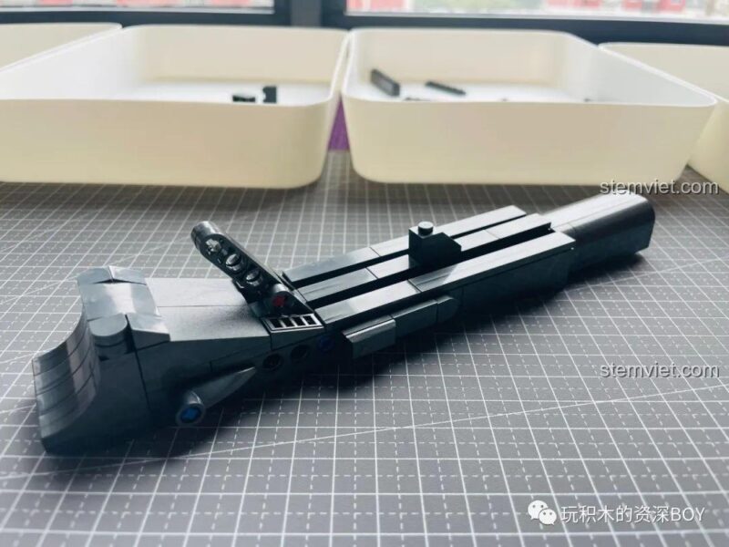 Hoàn thiện phần trên của súng lục M1911 PanlosBrick 670007, đồ chơi lắp ráp súng lục cho bé trai
