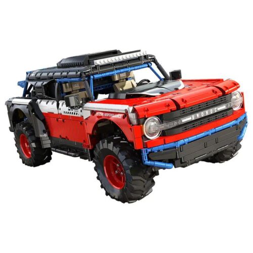 PanlosBrick 673101 Ford Bronco Xe Địa Hình tỉ lệ 1:8, 2920 chi tiết, có đèn LED, nâng cấp RC, hộp số 3 cấp, hệ thống treo độc lập. Đồ chơi mô hình PanlosBrick chất lượng cao cho bé trai 12 tuổi.