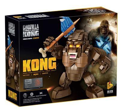 Bộ lắp ghép King Kong PanlosBrick 687302 Q-version độc đáo, đồ chơi mô hình King Kong cho bé trai 6 tuổi, giá tốt.
