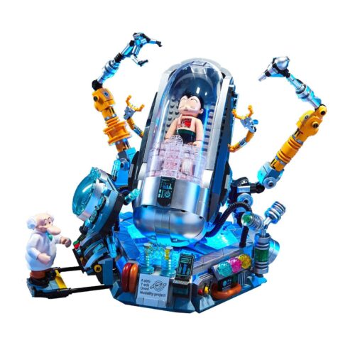 bộ lắp ghép Astro Boy, mô hình robot có đèn LED cho con trai 12 tuổi, giá tốt.
