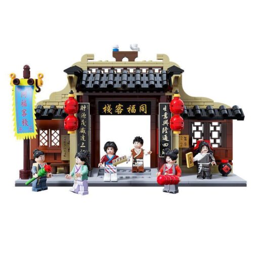 Bộ lắp ghép Quán Trọ Đồng Phúc Pantasy 86219, tái hiện chi tiết quán trọ trong phim Võ Lâm Ngoại Truyện, phù hợp cho con trai và con gái 12 tuổi trở lên, giá tốt.