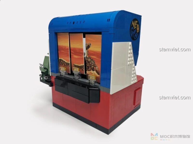 Cơ chế nạp xu và lấy xu ra từ máy chơi game thùng Metal Slug 3 Pantasy 86231, đồ chơi mô hình tương tác.