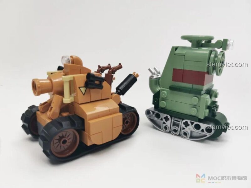 Mô hình xe cơ giới phụ trợ màu xanh lá trong bộ lắp ghép Metal Slug 3, đồ chơi mô hình máy game thùng.