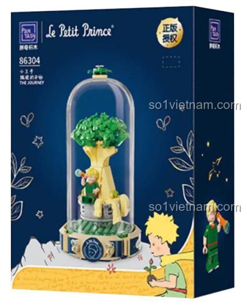 hộp bộ lắp ghép Pantasy 86304 Tiểu Hoàng Tử, đồ chơi xếp hình Tiểu Hoàng Tử: Khởi Đầu Hành Trình, quà tặng ý nghĩa cho con trai con gái 8 tuổi