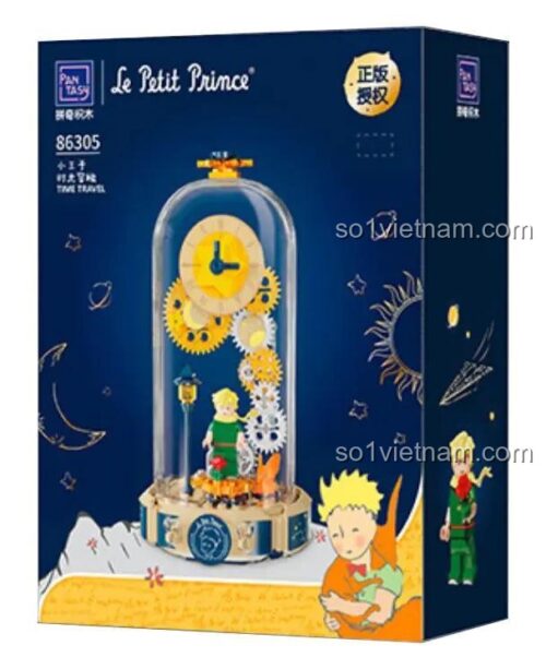 Hộp bộ xếp hình Pantasy 86305 Hoàng tử bé và hoa hồng, đồ chơi lắp ghép chất lượng cao cho bé gái 8 tuổi, giá tiết kiệm