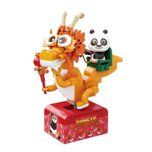 bộ lắp ghép Xe Bập Bênh Kung Fu Panda A Bảo Pantasy 86510, đồ chơi mô hình A Bảo đáng yêu cho bé trai bé gái 6 tuổi, giá tốt