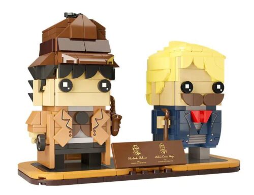 Bộ đồ chơi lắp ghép Pantasy 99101 Sherlock Holmes và Watson phong cách BrickHeadz