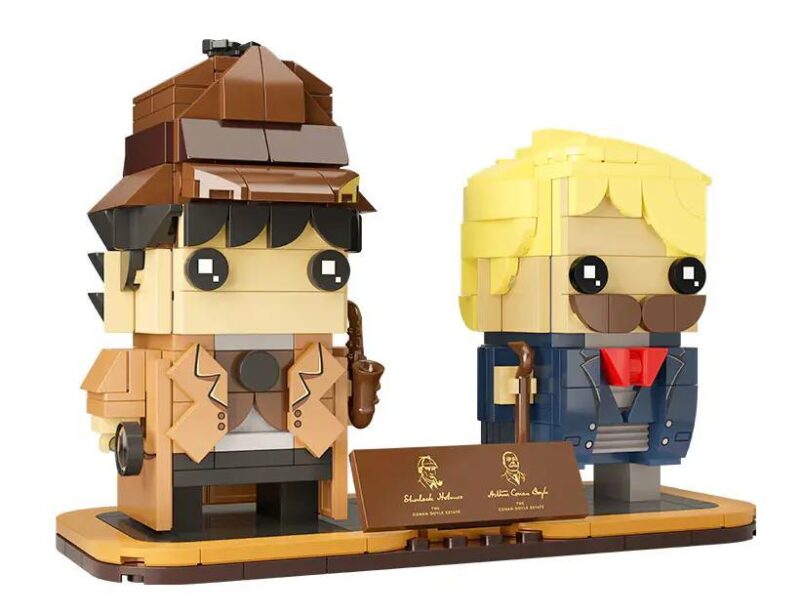 Bộ đồ chơi lắp ghép Pantasy 99101 Sherlock Holmes và Watson phong cách BrickHeadz