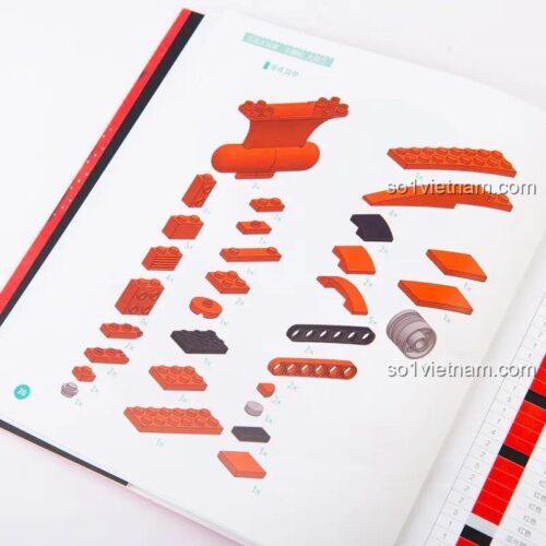 Sách mô hình LEGO® Posts & Telecom Press ISBN9787115532251, hướng dẫn lắp ráp các mô hình xe chi tiết, đồ chơi giáo dục cho bé trai 10 tuổi.