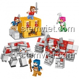 PRCK 61068 Ninja Masters of Spinjitzu bộ đồ chơi lắp ráp 503 chi tiết có 3 minifigures