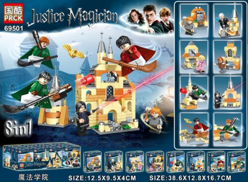 Bộ lắp ghép Học Viện Phép Thuật Harry Potter PRCK 69501 với 8 kiểu lắp độc đáo, phù hợp cho bé trai và bé gái 6 tuổi, giá tốt.