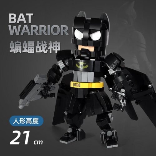 Bộ lắp ghép Người Dơi Chiến Binh Qiaoleton 1501 mô hình Batman 21cm cho bé trai 6 tuổi, chất lượng cao giá tốt.