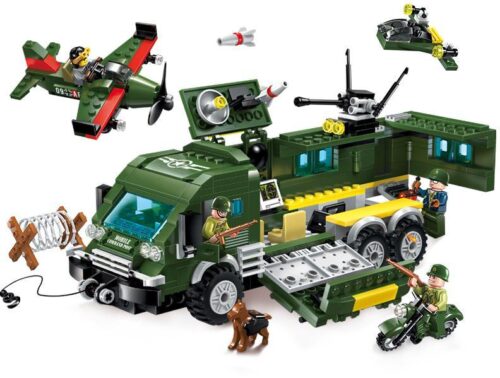 Bộ đồ chơi Xe bọc thép quân sự QMAN 1709 cho bé trai 6 tuổi, rèn luyện tư duy logic, giá tốt.