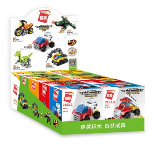 Bộ lắp ghép Đội Chiến Đấu Biến Hình QMAN 2102 đa dạng mẫu mã cho bé trai 6 tuổi, đồ chơi lắp ráp Xe Cộ Biến Hình giá rẻ, chất lượng tốt.