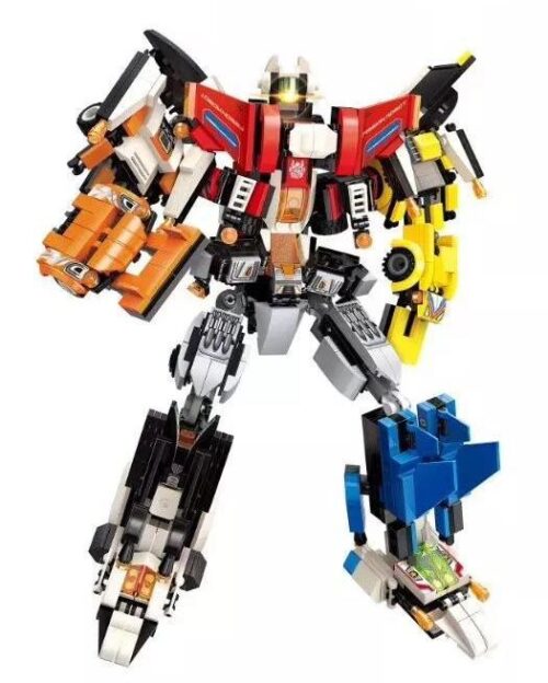 Bộ đồ chơi QMAN 3102-1 Robot Hợp Thể Biến Hình Fission Robot 891 mảnh ghép, đồ chơi lắp ráp Robot Chiến Đấu cho bé trai 6 tuổi, giá tốt