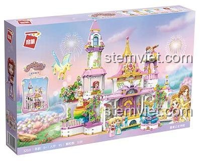 Hộp đồ chơi mô hình Lâu đài công chúa 32021, quà tặng sinh nhật cho con gái