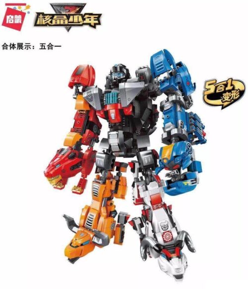 Mô hình robot hợp thể Infinite Warrior từ bộ lắp ráp QMAN 3603 và các bộ khác, đồ chơi sáng tạo cho bé trai 6 tuổi.