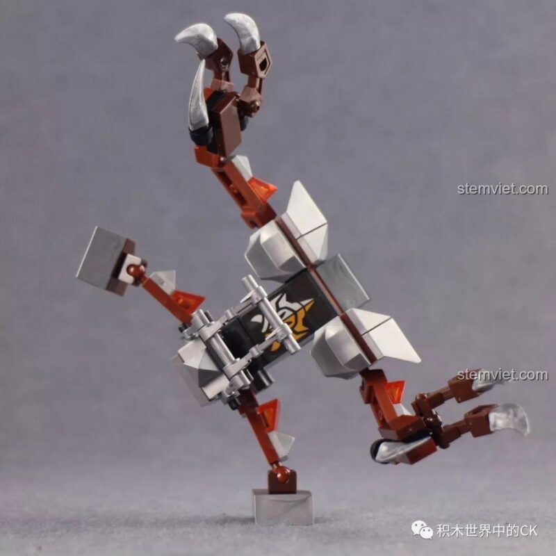 Đồ chơi mô hình Tôn Ngộ Không, mech của Tiểu Toản Phong với tư thế năng động, thể hiện khả năng tạo dáng, phù hợp bé trai 6 tuổi, giá tốt