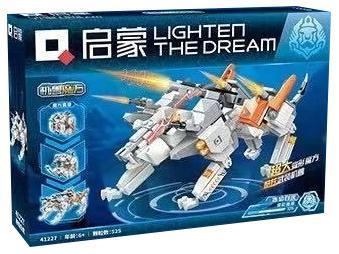 Bộ lắp ráp Hổ Trắng Lửa Đỏ QMAN 41227 hộp sản phẩm, đồ chơi mô hình Robot Hổ Trắng ENLIGHTTEN cho bé trai 6 tuổi, giá tốt