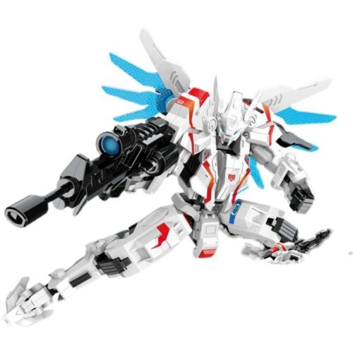 Bộ lắp ghép QMAN 74023 Robot Thiên Thần Thánh Chiến Giáp, đồ chơi mô hình biến hình cho bé trai 8 tuổi, chất lượng cao, giá tốt.