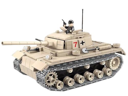 Bộ lắp ghép Xe Tăng Đức Panzerkampfwagen III QUANGUAN 100067 chi tiết cao, đồ chơi mô hình quân sự cho bé trai 6 tuổi, giá tốt