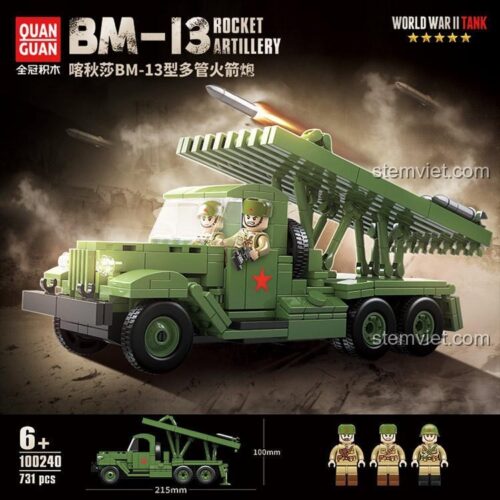 Hộp sản phẩm Pháo phản lực Katyusha BM-13 QUANGUAN 100240