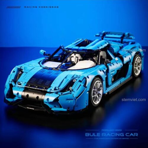 Ragare T010 Koenigsegg Regera bộ đồ chơi mô hình siêu xe màu xanh dương