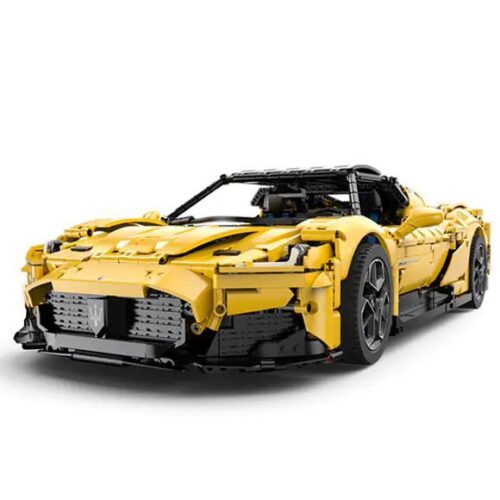 Mô hình xe Maserati MC20 Nettuno màu vàng RASTAR 93500