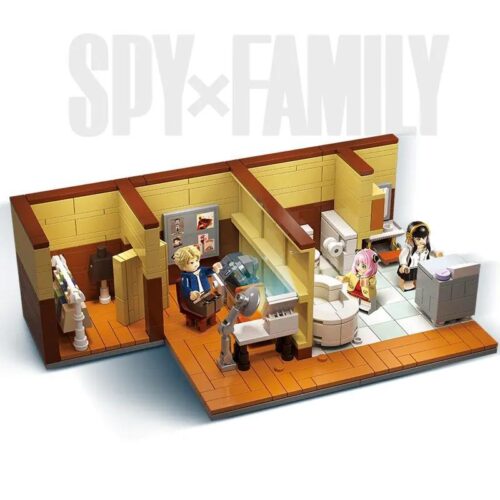 bộ lắp ghép Phòng Tắm và Phòng Bí Mật RENZAIMA 749, đồ chơi mô hình SPY×FAMILY cho thanh niên 14 tuổi, giá tốt