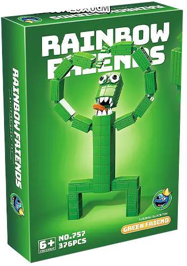 Bộ đồ chơi Rainbow Friends Green Friend RENZAIMA 757, mô hình bạn bè cầu vồng màu xanh lá cây, 376 mảnh ghép, đồ chơi giáo dục cho bé trai 6 tuổi