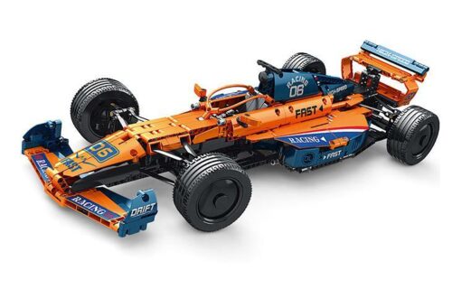 Mô hình xe F1 Reobrix 11006 màu cam và xanh dương