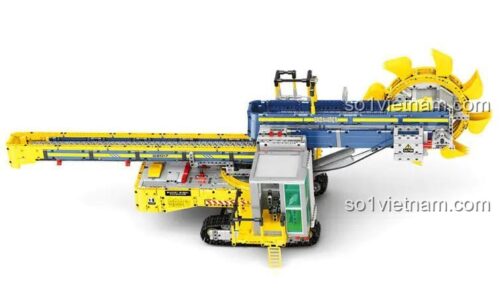 Máy đào bánh xích Reobrix 22017, bộ lắp ghép công trình, bánh xe đào khổng lồ, 3188 mảnh