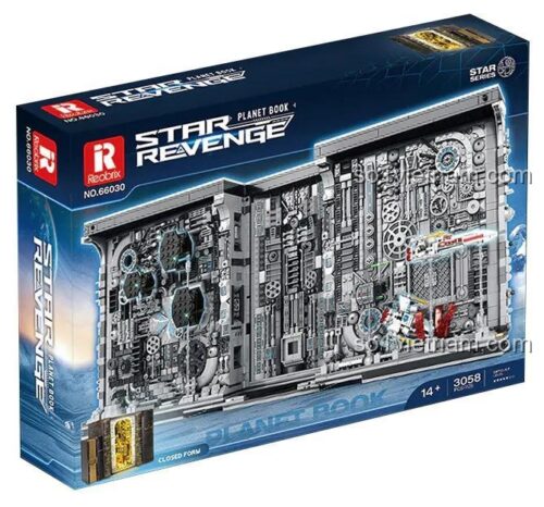 Hộp sản phẩm Reobrix 66030 Star Wars Star Revenge Planet Book - Mô hình kiến trúc vũ trụ