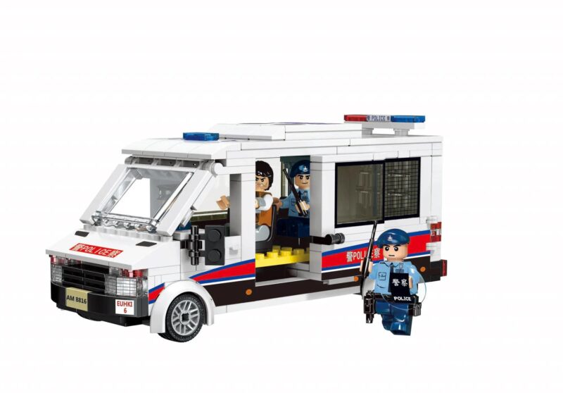 bộ lắp ghép Royal Toys RT06 Xe Cảnh Sát Xung Kích Hồng Kông cho bé trai 5 tuổi, giá rẻ