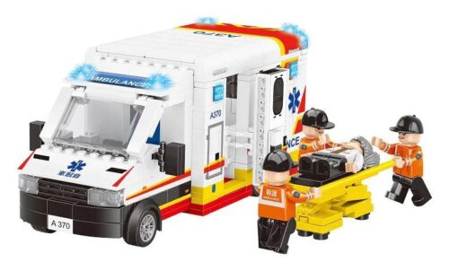 Bộ lắp ghép Xe Cứu Thương Hong Kong Royal Toys RT11 với 496 mảnh, đồ chơi sáng tạo cho bé trai 6 tuổi giá rẻ.