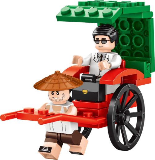 Hộp sản phẩm đồ chơi mô hình Xe kéo tay cổ điển Royal Toys RT28. Hộp ghi rõ độ tuổi 5-12 và số chi tiết là 47.