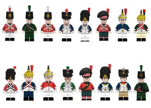 Bộ 32 minifigures lính Chiến Tranh Napoleon Rui Zhi N001, đồ chơi mô hình lính lịch sử cho bé trai 8 tuổi, chất lượng cao, giá tốt.