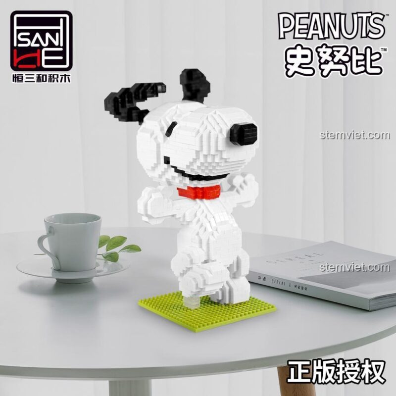 Peanuts Snoopy SAN-DE S055 bộ đồ chơi lắp ghép 1546 mảnh