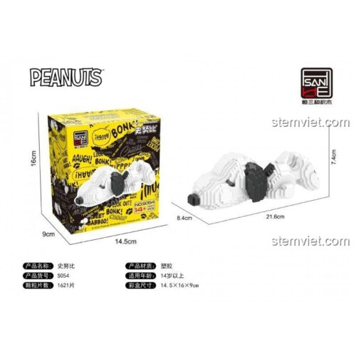 Hộp đồ chơi Snoopy Ngủ SAN GE S054, đồ chơi lắp ghép Snoopy, đồ chơi xếp hình Snoopy, đồ chơi mô hình Snoopy, đồ chơi xây dựng Snoopy, bộ khối lắp ghép Snoopy, set đồ chơi Snoopy, combo đồ chơi Snoopy, kit đồ chơi Snoopy, gói đồ chơi Snoopy, puzzle Snoopy, jigsaw puzzle Snoopy, ghép hình Snoopy, xếp khối Snoopy, đồ chơi giáo dục Snoopy, educational toy Snoopy, learning toy Snoopy, STEM toy Snoopy, đồ chơi phát triển trí tuệ Snoopy, đồ chơi sáng tạo Snoopy, đồ chơi vận động Snoopy, board game Snoopy, card game Snoopy, tabletop game Snoopy, role-playing toy Snoopy, interactive toy Snoopy, sensory toy Snoopy, 1621 mảnh, 2.5微钻颗粒, Tái hiện nhân vật, Con trai, Con gái, 6 tuổi