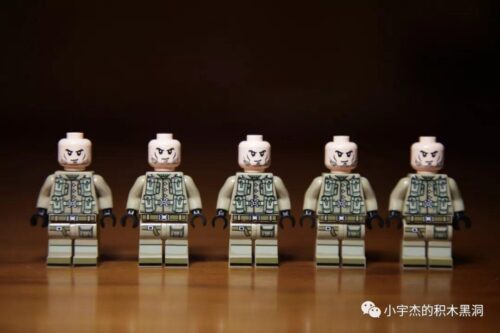 Bộ sưu tập 5 minifigures lính Đức trong bộ lắp ráp quân sự SEMBO 101113 Đế Chế Thép. Đồ chơi cho bé trai 6 tuổi giá rẻ.